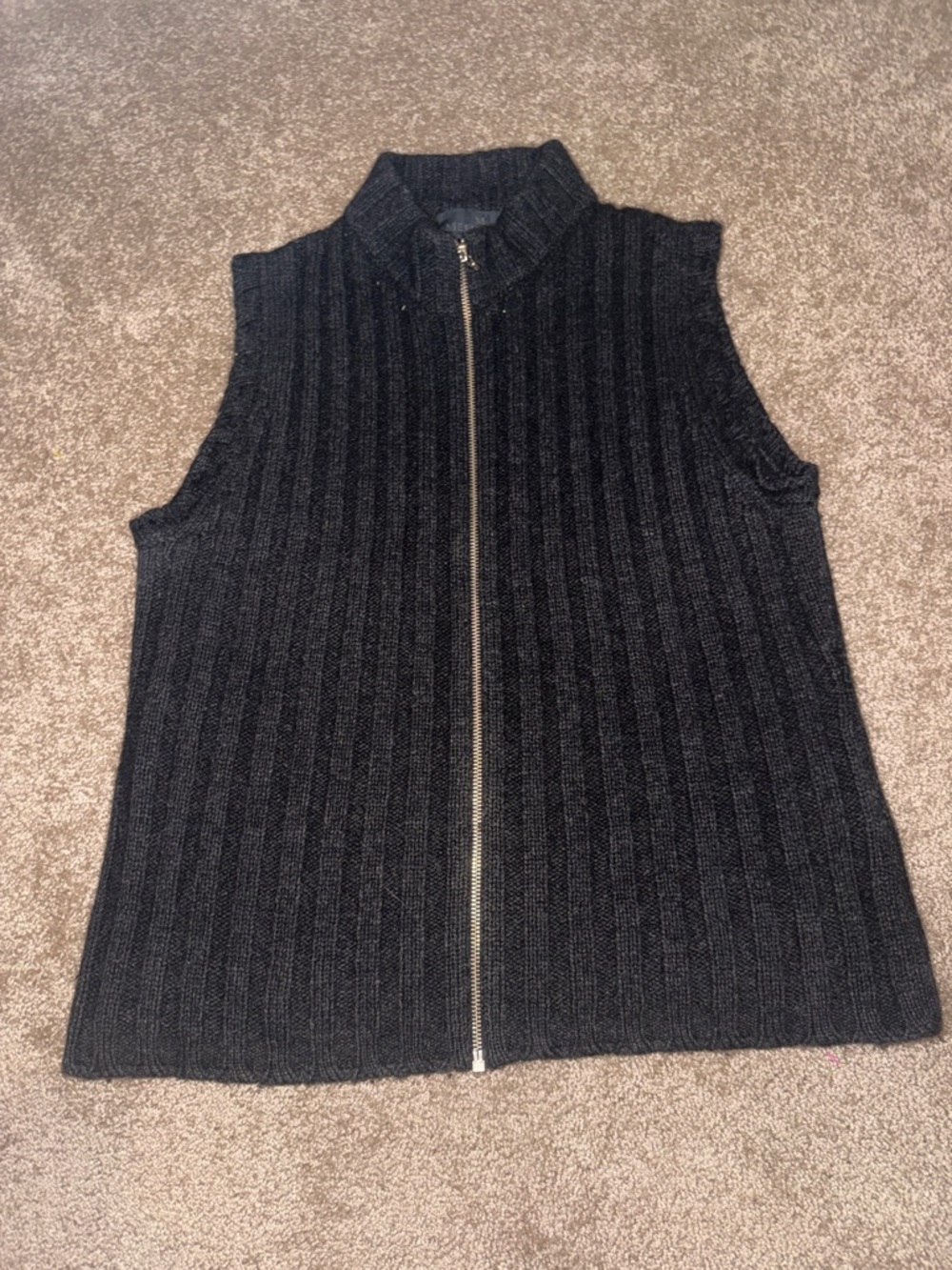 Merino Mink New Zealand Possum Fur Vest Large. B9